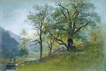 ウィリアム・スタンリー・ハゼルタイン Painting - ヴァーム・イン・チロル ブリクセン近くの風景 ルミニズム ウィリアム・スタンリー・ハセルティン